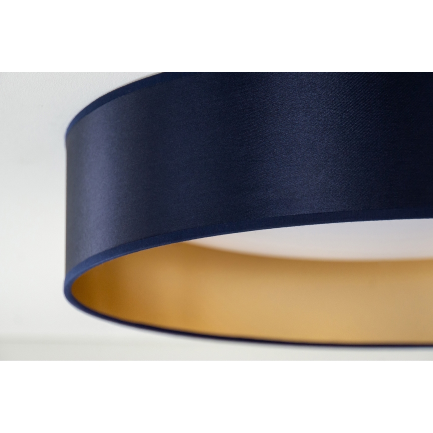 Duolla - LED loftlampe ROLLER LED/24W/230V diameter 45 cm blå/guldfarvet