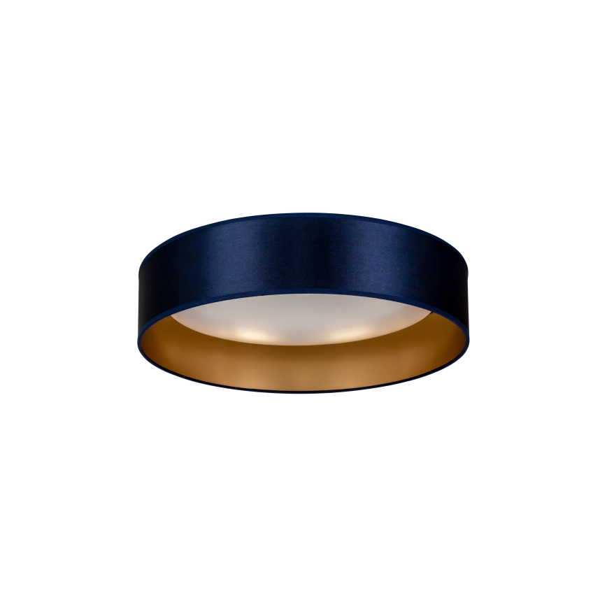 Duolla - LED loftlampe ROLLER LED/24W/230V diameter 45 cm blå/guldfarvet