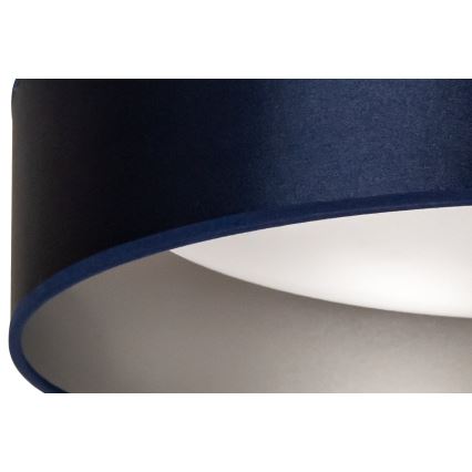 Duolla - LED loftlampe ROLLER LED/24W/230V diameter 45 cm blå/sølvfarvet