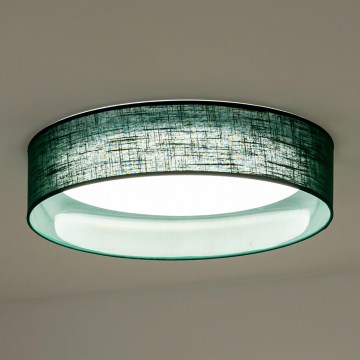 Duolla - LED loftlampe ROLLER LED/24W/230V diameter 45 cm grøn