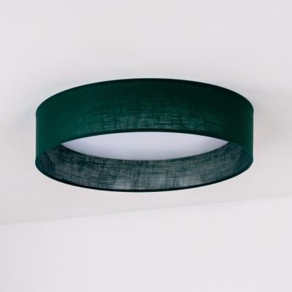 Duolla - LED loftlampe ROLLER LED/24W/230V diameter 45 cm grøn