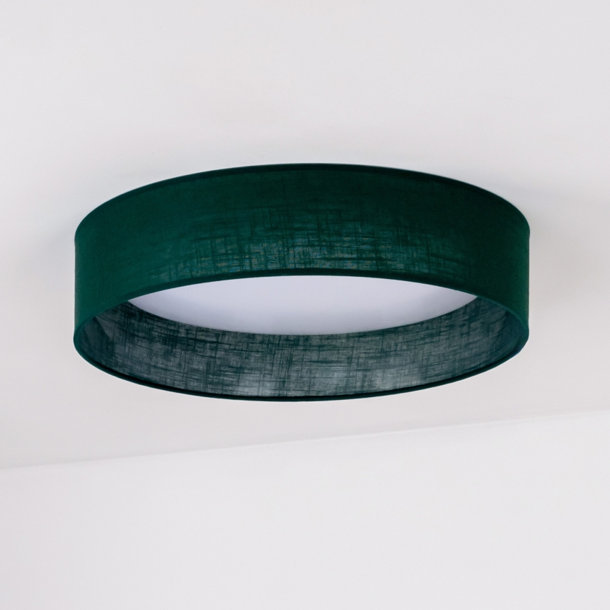 Duolla - LED loftlampe ROLLER LED/24W/230V diameter 45 cm grøn