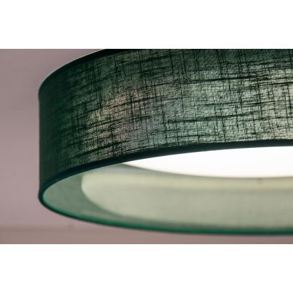 Duolla - LED loftlampe ROLLER LED/24W/230V diameter 45 cm grøn