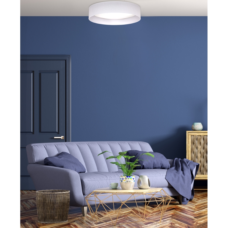Duolla - LED loftlampe ROLLER LED/24W/230V diameter 45 cm hvid