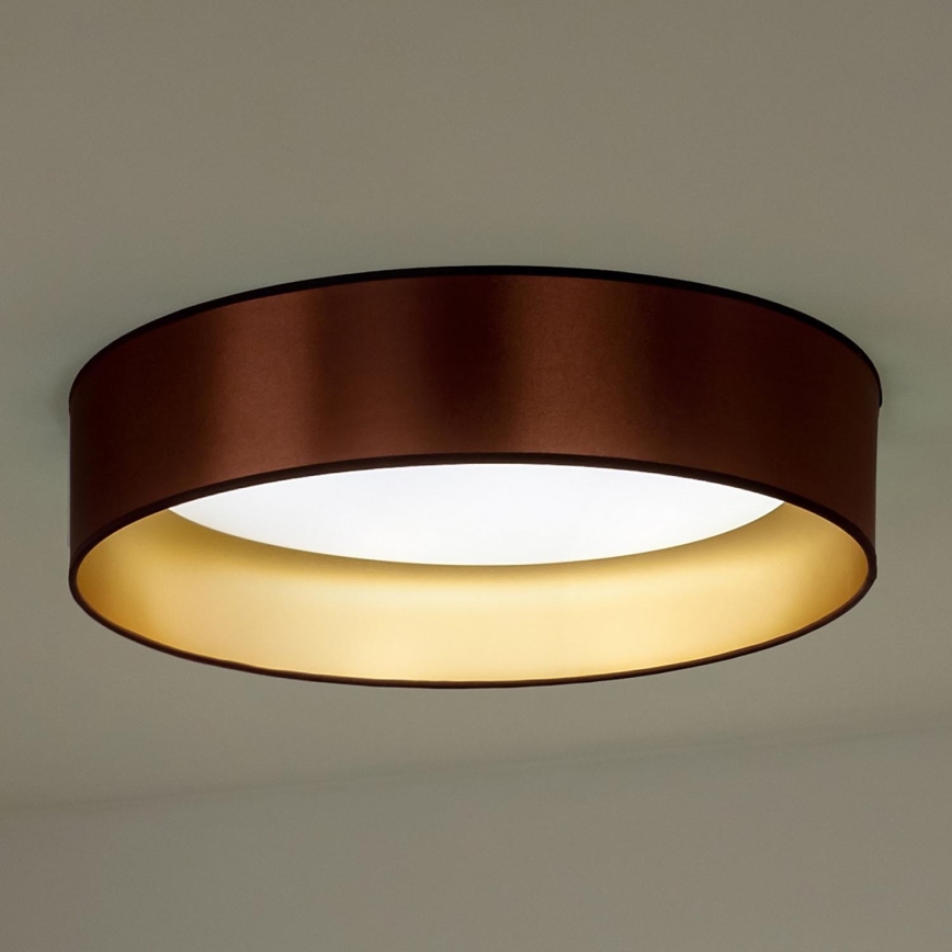 Duolla - LED loftlampe ROLLER LED/24W/230V diameter 45 cm kobber/guldfarvet
