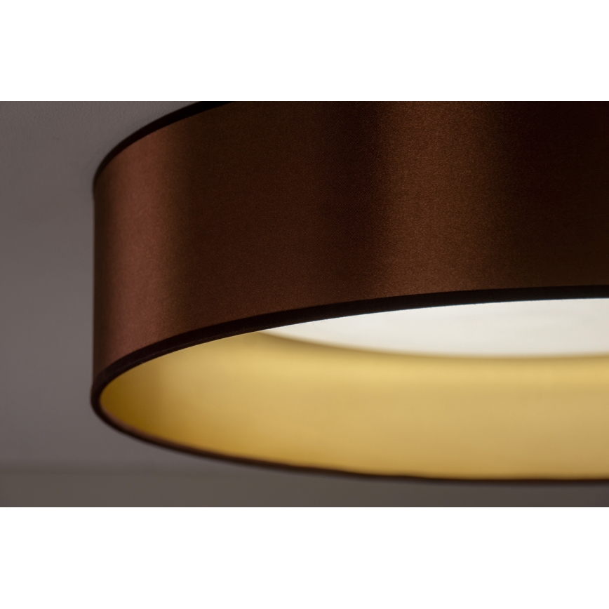 Duolla - LED loftlampe ROLLER LED/24W/230V diameter 45 cm kobber/guldfarvet