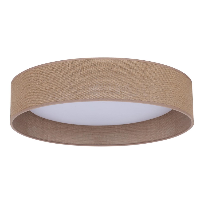 Duolla - LED loftlampe ROLLER LED/24W/230V diameter 45 cm lysebrun