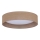 Duolla - LED loftlampe ROLLER LED/24W/230V diameter 45 cm lysebrun