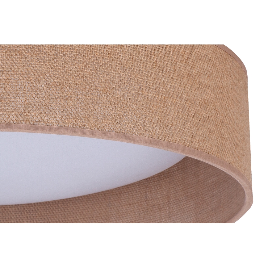 Duolla - LED loftlampe ROLLER LED/24W/230V diameter 45 cm lysebrun
