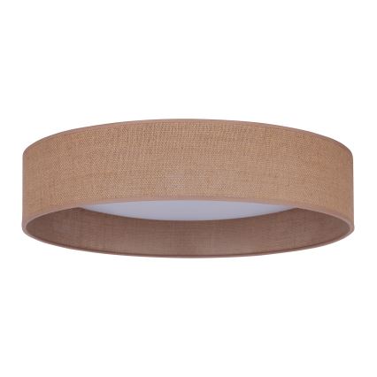 Duolla - LED loftlampe ROLLER LED/24W/230V diameter 45 cm lysebrun