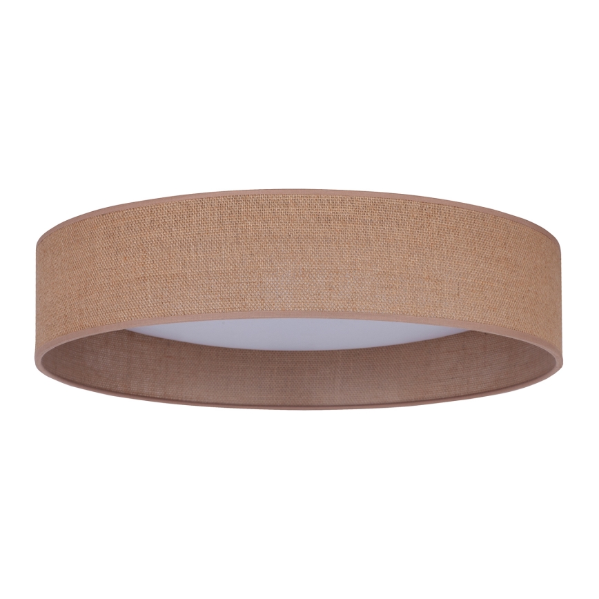 Duolla - LED loftlampe ROLLER LED/24W/230V diameter 45 cm lysebrun
