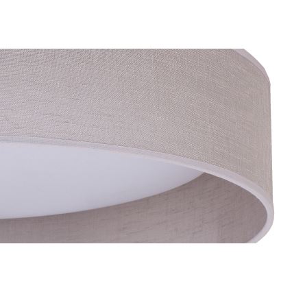 Duolla - LED loftlampe ROLLER LED/24W/230V diameter 45 cm lysegrå