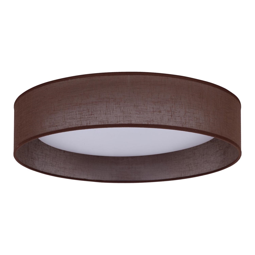Duolla - LED loftlampe ROLLER LED/24W/230V diameter 45 cm mørkebrun