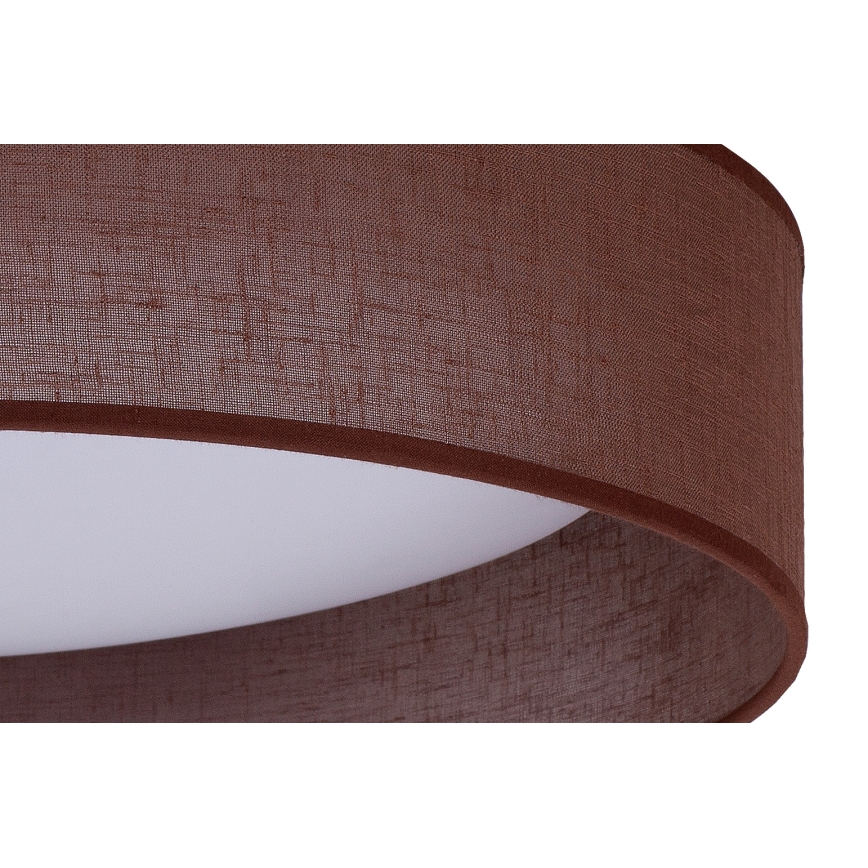 Duolla - LED loftlampe ROLLER LED/24W/230V diameter 45 cm mørkebrun