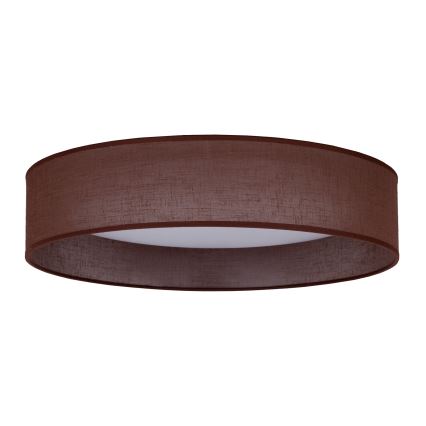 Duolla - LED loftlampe ROLLER LED/24W/230V diameter 45 cm mørkebrun