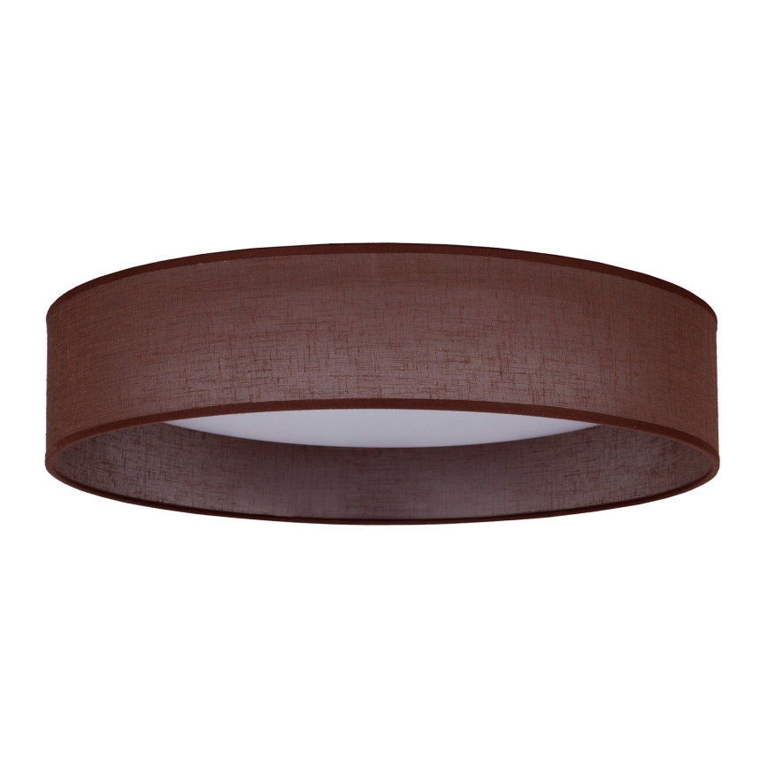 Duolla - LED loftlampe ROLLER LED/24W/230V diameter 45 cm mørkebrun