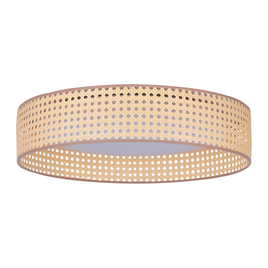 Duolla - LED loftlampe ROLLER LED/24W/230V diameter 45 cm Rattan