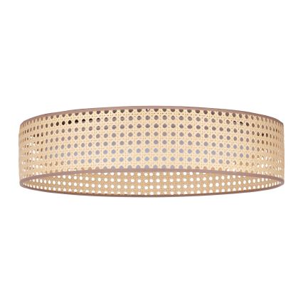 Duolla - LED loftlampe ROLLER LED/24W/230V diameter 45 cm Rattan
