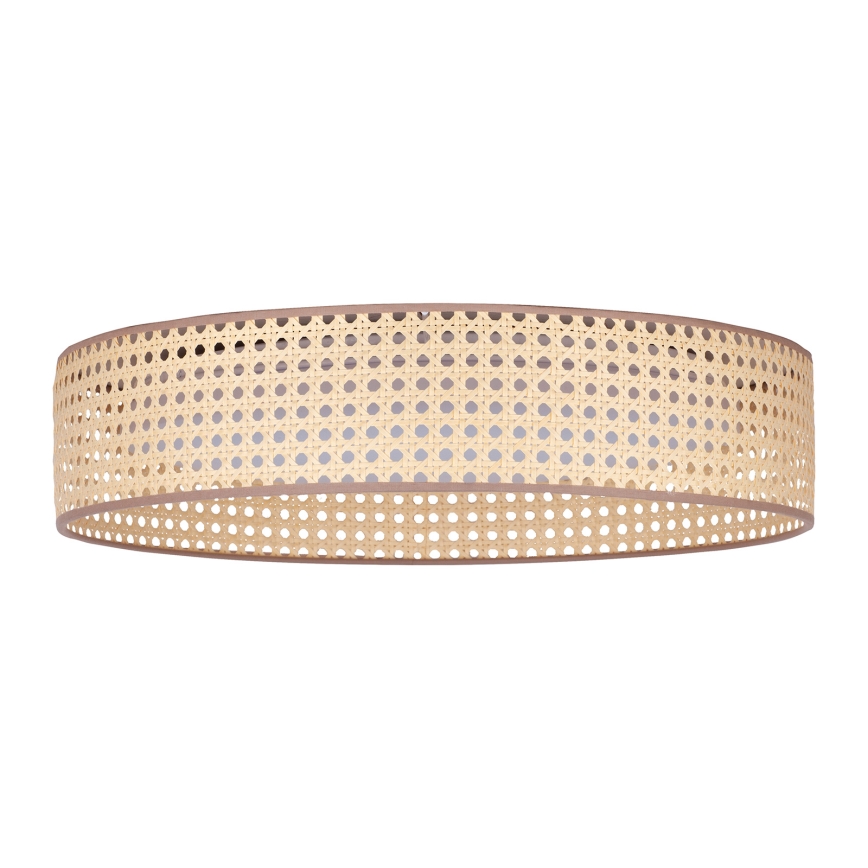 Duolla - LED loftlampe ROLLER LED/24W/230V diameter 45 cm Rattan