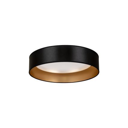 Duolla - LED loftlampe ROLLER LED/24W/230V diameter 45 cm sort/guldfarvet