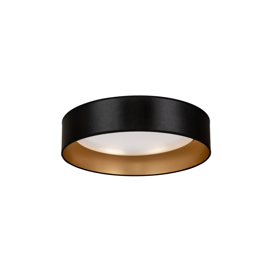 Duolla - LED loftlampe ROLLER LED/24W/230V diameter 45 cm sort/guldfarvet