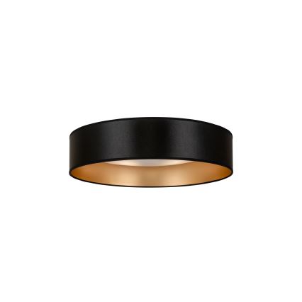 Duolla - LED loftlampe ROLLER LED/24W/230V diameter 45 cm sort/guldfarvet