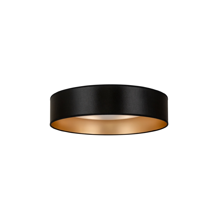 Duolla - LED loftlampe ROLLER LED/24W/230V diameter 45 cm sort/guldfarvet