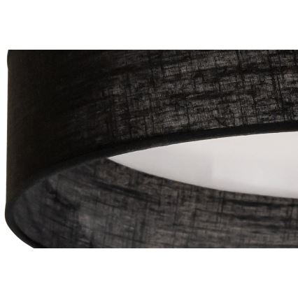 Duolla - LED loftlampe ROLLER LED/24W/230V diameter 45 cm sort