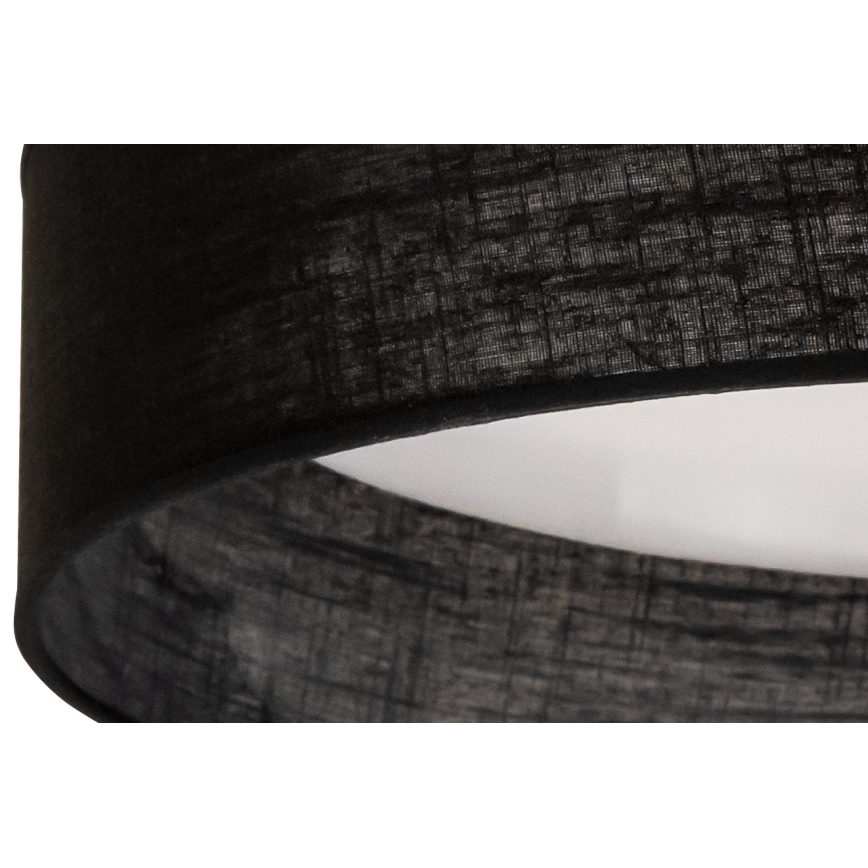 Duolla - LED loftlampe ROLLER LED/24W/230V diameter 45 cm sort