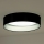 Duolla - LED loftlampe ROLLER LED/24W/230V diameter 45 cm sort/sølvfarvet