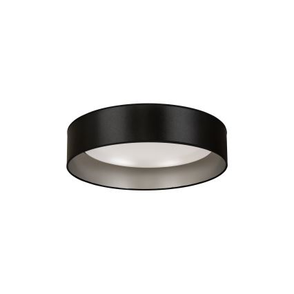 Duolla - LED loftlampe ROLLER LED/24W/230V diameter 45 cm sort/sølvfarvet