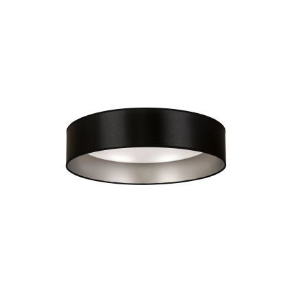 Duolla - LED loftlampe ROLLER LED/24W/230V diameter 45 cm sort/sølvfarvet