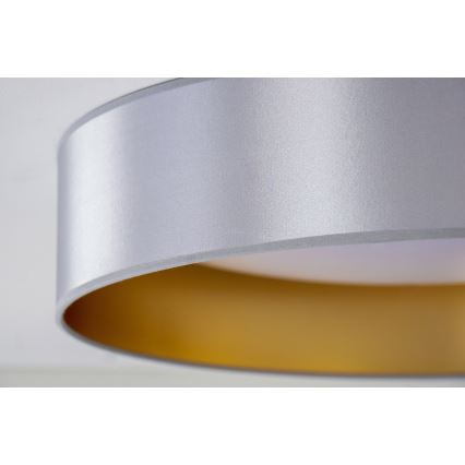 Duolla - LED loftlampe ROLLER LED/24W/230V diameter 45 cm sølvfarvet/guldfarvet