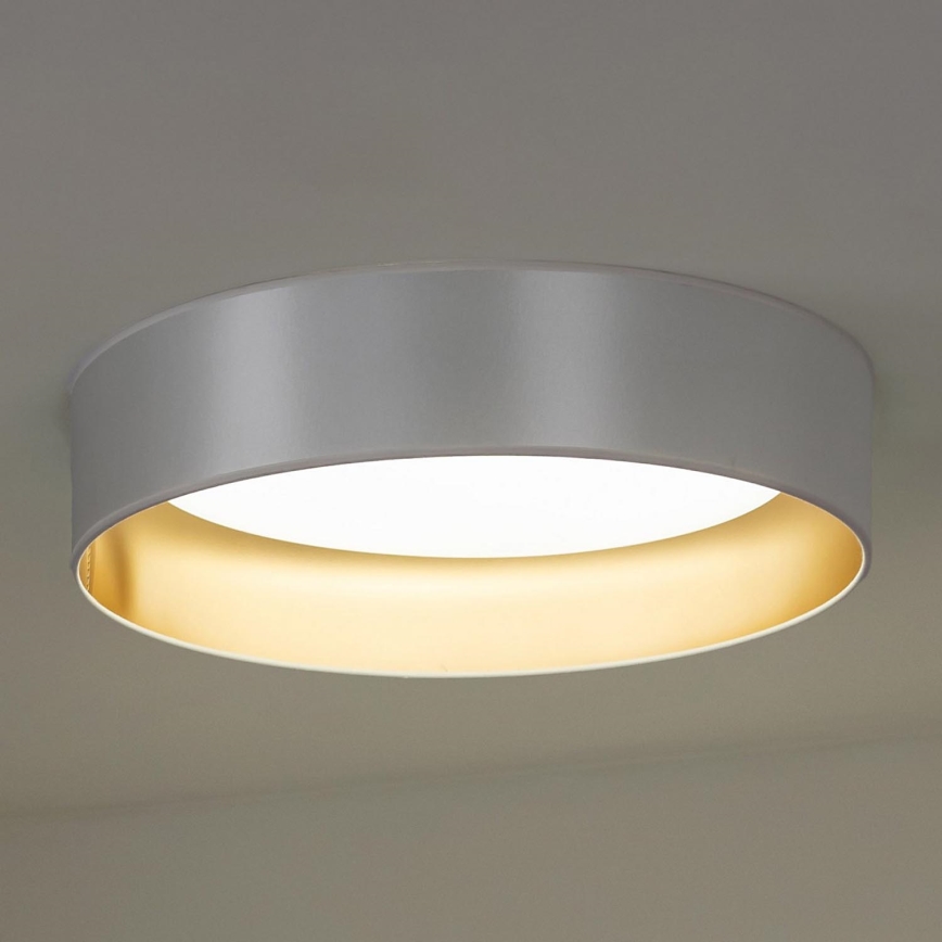 Duolla - LED loftlampe ROLLER LED/24W/230V diameter 45 cm sølvfarvet/guldfarvet