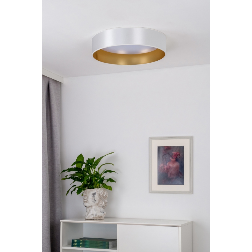 Duolla - LED loftlampe ROLLER LED/24W/230V diameter 45 cm sølvfarvet/guldfarvet