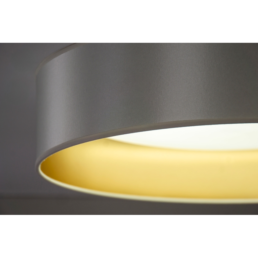 Duolla - LED loftlampe ROLLER LED/24W/230V diameter 45 cm sølvfarvet/guldfarvet