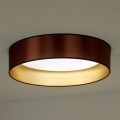 Duolla - LED loftlampe ROLLER LED/24W/230V kobber/guldfarvet