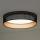 Duolla - LED loftlampe ROLLER LED/24W/230V sort/kobber