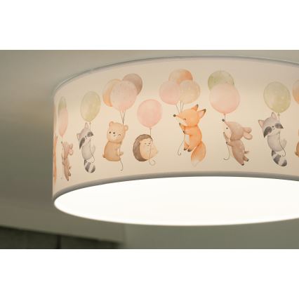 Duolla - LED loftlampe til børn CORTINA LED/26W/230V diameter 40 cm 4000K