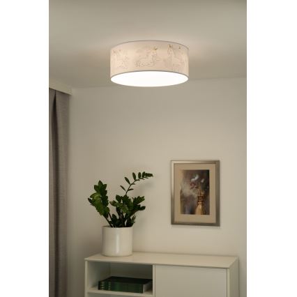 Duolla - LED loftlampe til børn CORTINA LED/26W/230V diameter 40 cm 4000K