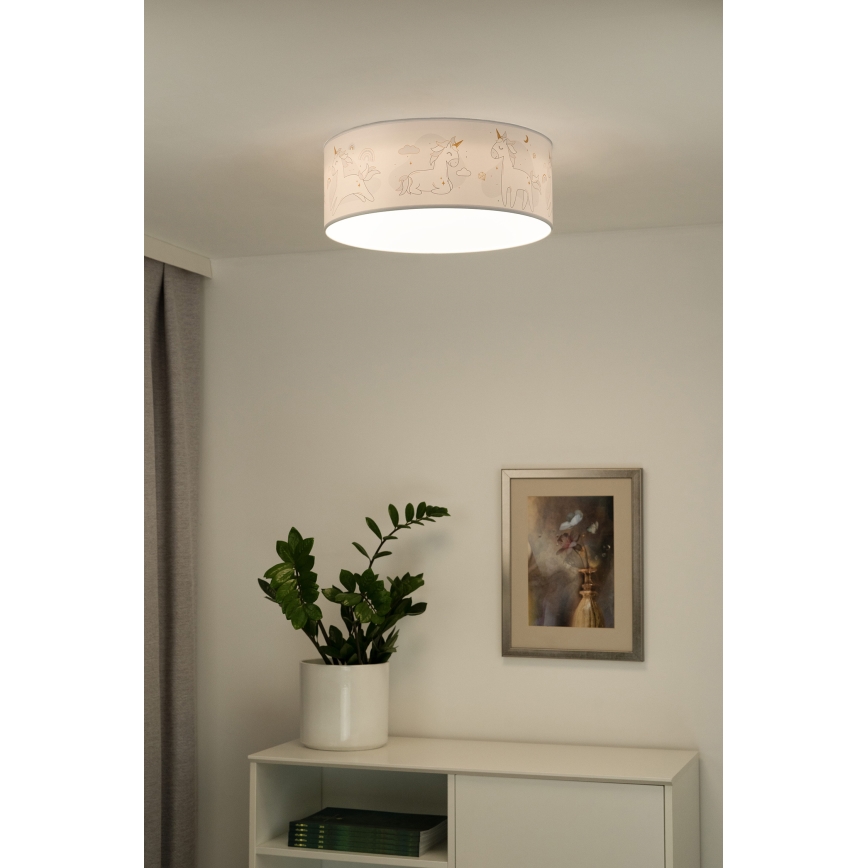 Duolla - LED loftlampe til børn CORTINA LED/26W/230V diameter 40 cm 4000K