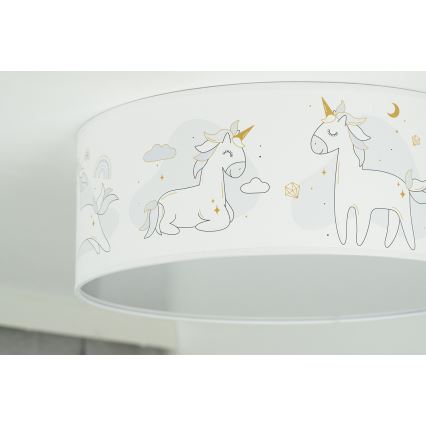 Duolla - LED loftlampe til børn CORTINA LED/26W/230V diameter 40 cm 4000K