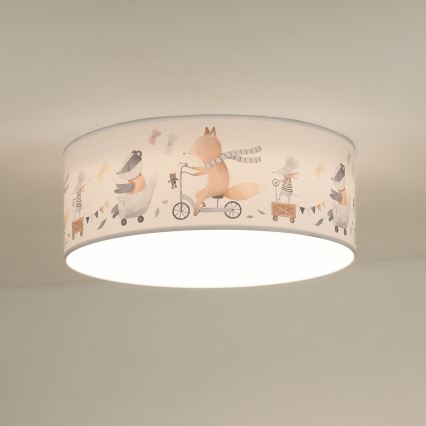 Duolla - LED loftlampe til børn CORTINA LED/26W/230V diameter 40 cm 4000K