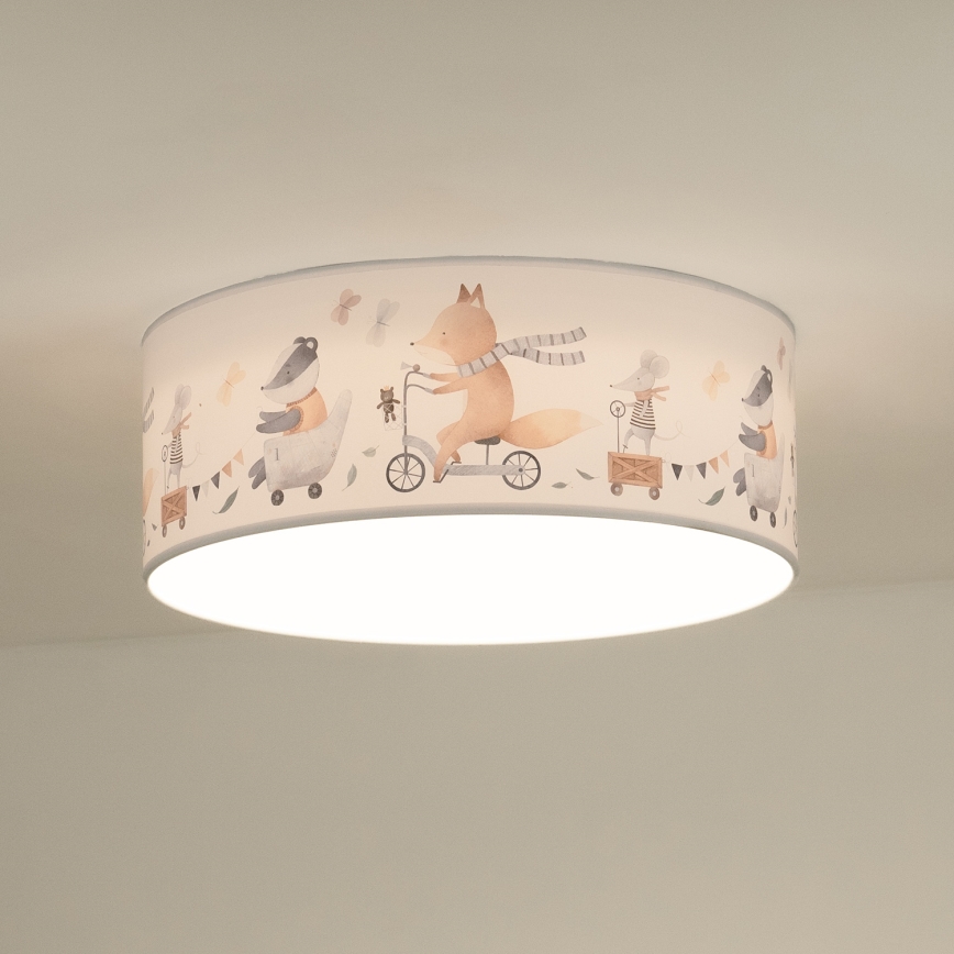 Duolla - LED loftlampe til børn CORTINA LED/26W/230V diameter 40 cm 4000K
