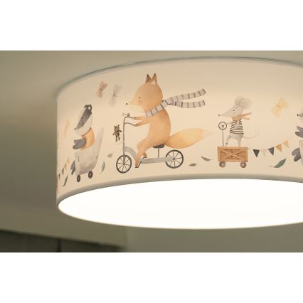 Duolla - LED loftlampe til børn CORTINA LED/26W/230V diameter 40 cm 4000K
