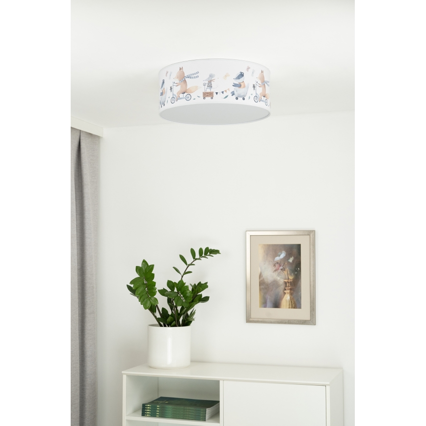 Duolla - LED loftlampe til børn CORTINA LED/26W/230V diameter 40 cm 4000K