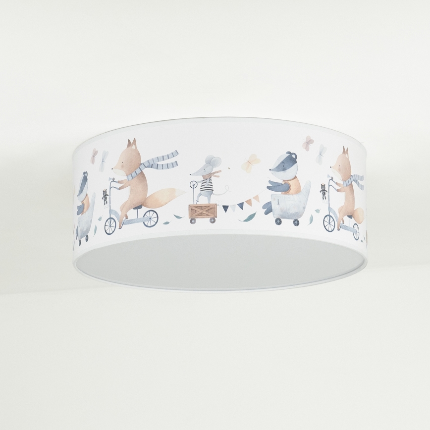 Duolla - LED loftlampe til børn CORTINA LED/26W/230V diameter 40 cm 4000K