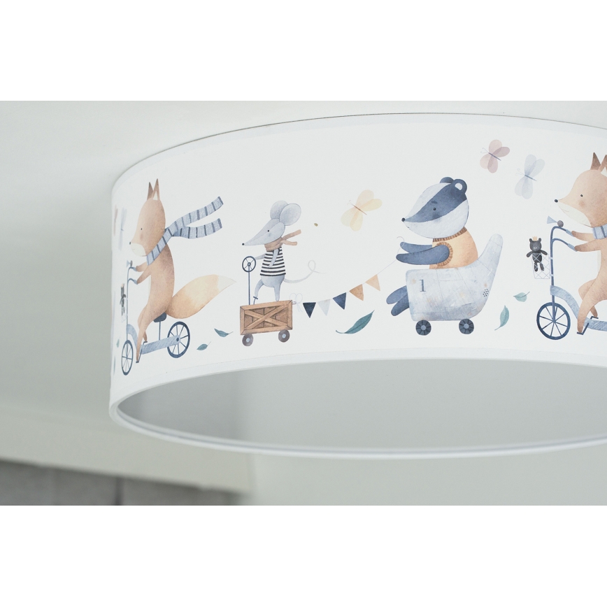 Duolla - LED loftlampe til børn CORTINA LED/26W/230V diameter 40 cm 4000K