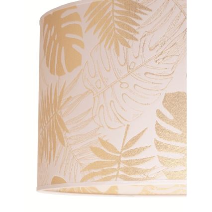 Duolla - Loftlampe ARECA 1xE27/40W/230V diameter 45 cm messing/hvid