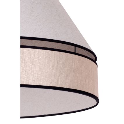 Duolla - Loftlampe AVIGNON 1xE27/15W/230V diameter 50 cm beige